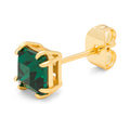 Gala Crystal Bling Ohrring 1 stück - Emerald/Gold Plated