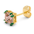 Gala Crystal Bling Ohrring 1 stück - Vintage Rose/Green