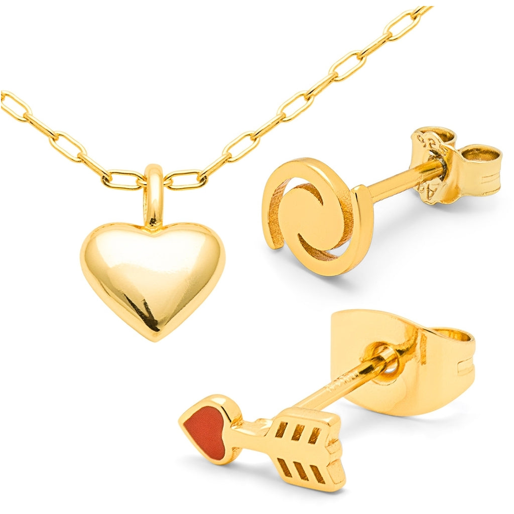 LULU Copenhagen Geschenkset, Endless Love, gold plated Gift Collection Vergoldet