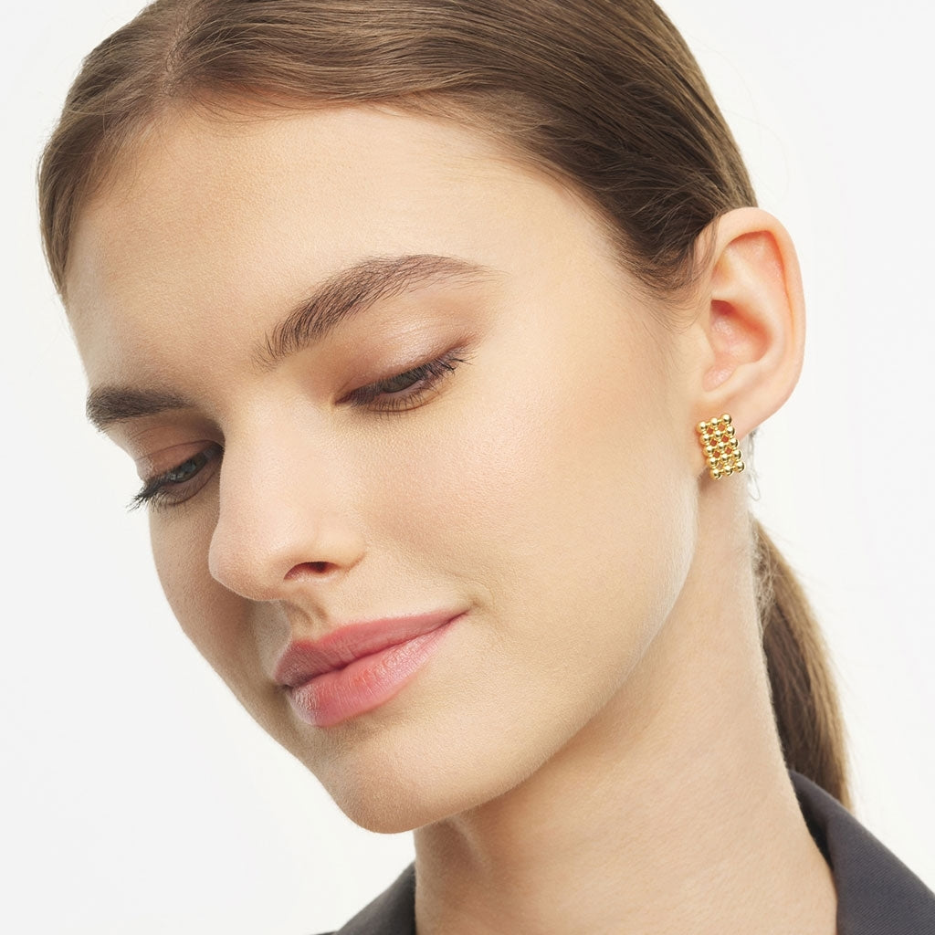 LULU Copenhagen Glamour Ohrring 1 stück Ear stud, 1 pcs Vergoldet