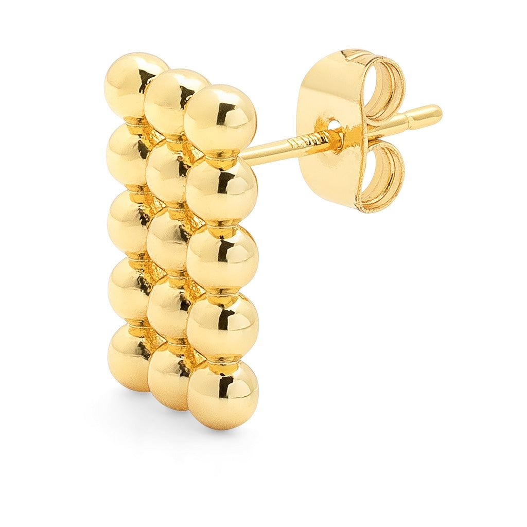LULU Copenhagen Glamour Ohrring 1 stück Ear stud, 1 pcs Vergoldet