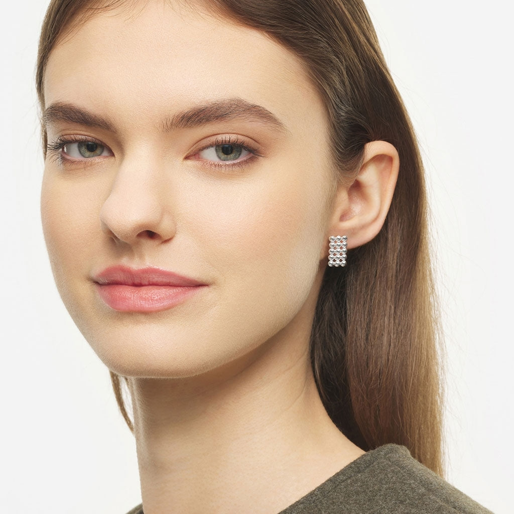 LULU Copenhagen Glamour Ohrring 1 stück Ear stud, 1 pcs Silver Plated