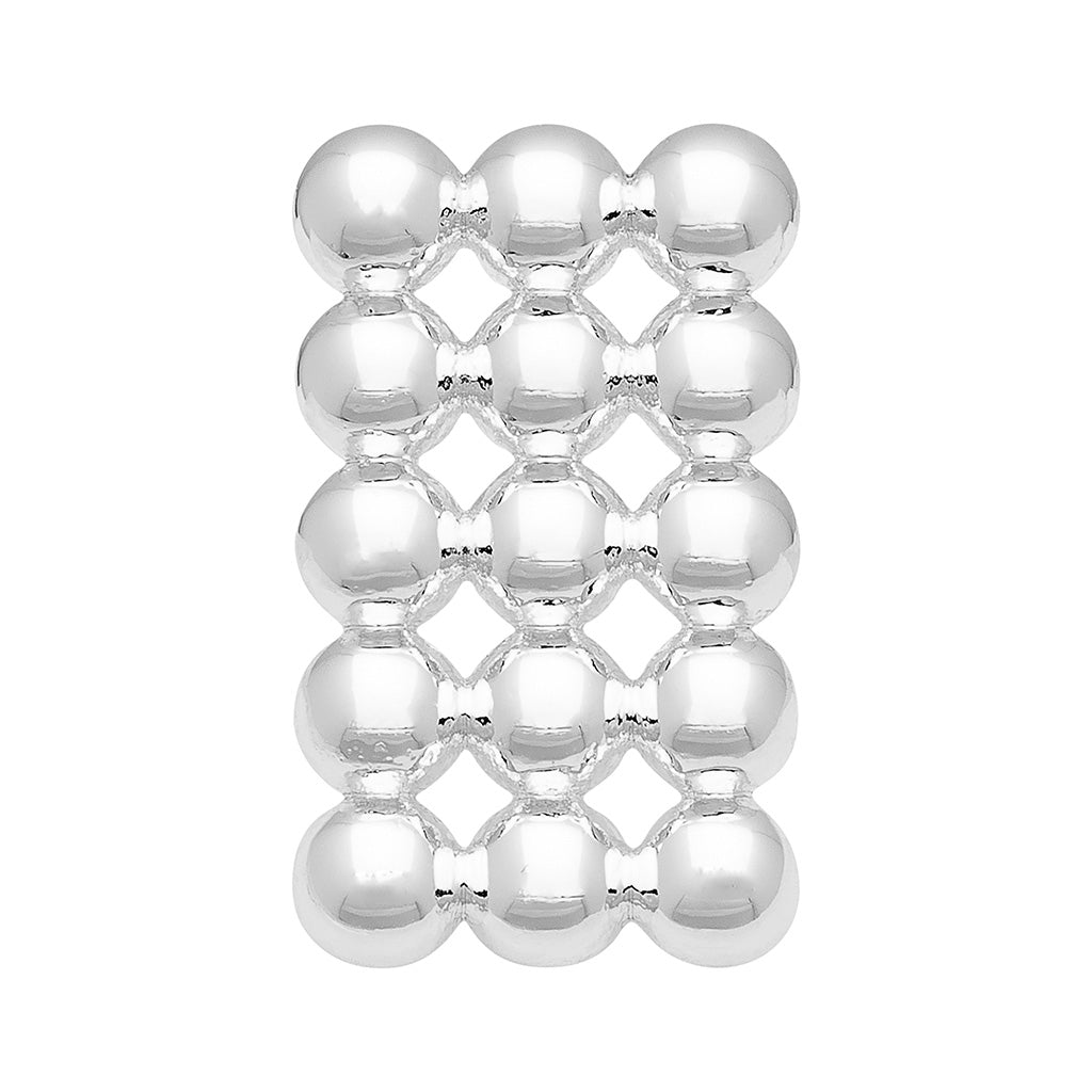 LULU Copenhagen Glamour Ohrring 1 stück Ear stud, 1 pcs Silver Plated