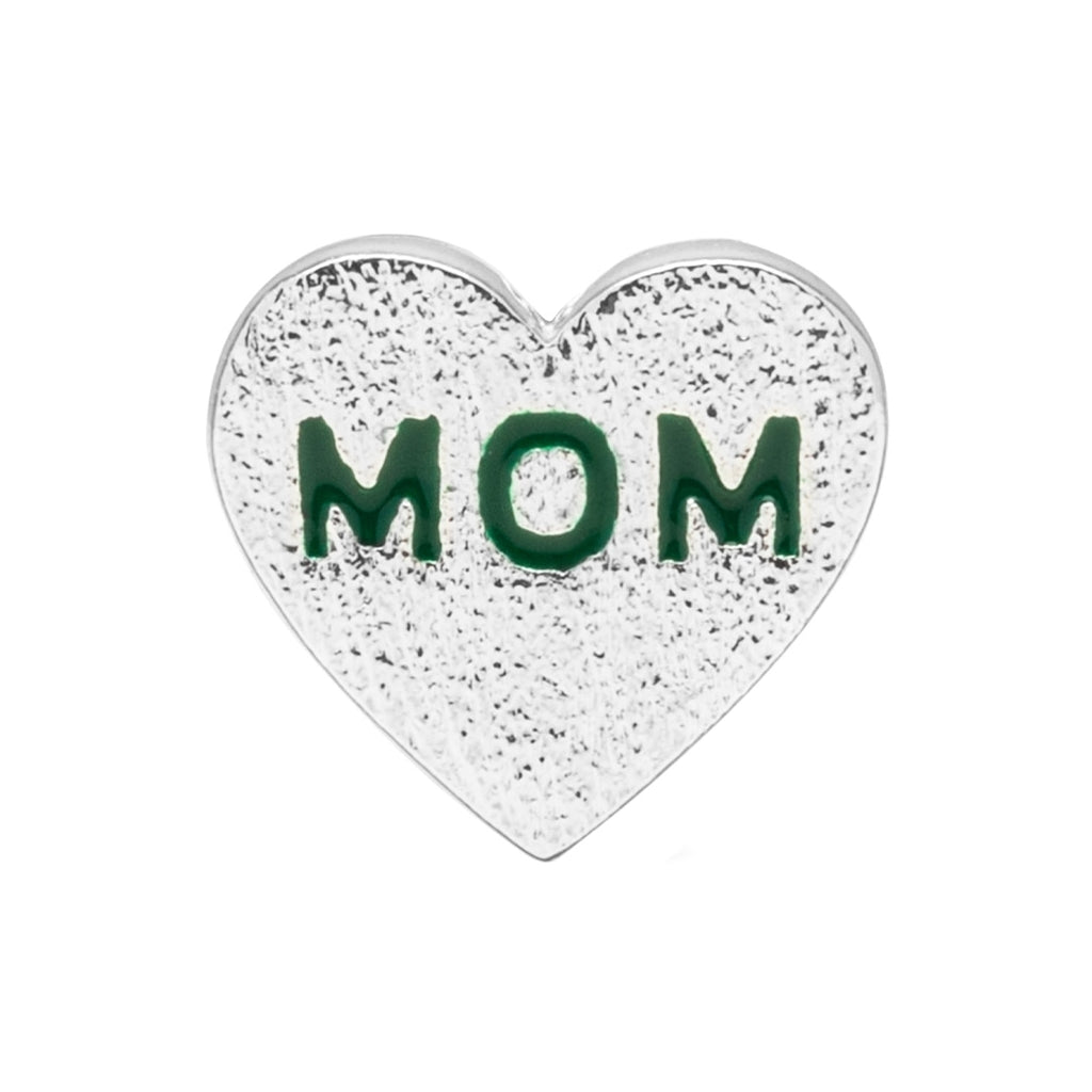 LULU Copenhagen Heart Mom Ohrring 1 stück vergoldet Ear stud, 1 pcs Grün