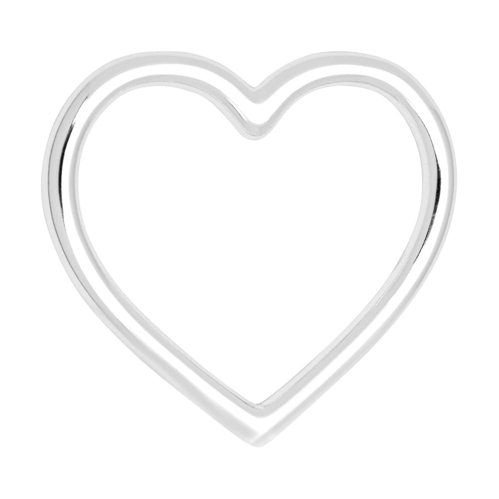 LULU Copenhagen Heart Ring versilbert Rings Silver Plated