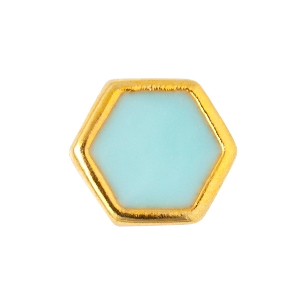 LULU Copenhagen Honey 1 stück Ear stud, 1 pcs Minze