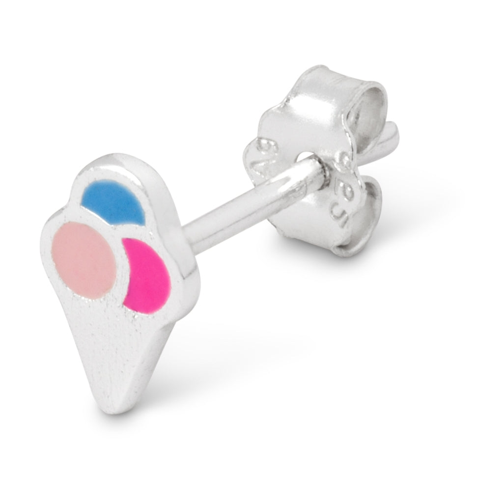 LULU Copenhagen Ice cone Ohrring 1 stück Ear stud, 1 pcs Silver Plated