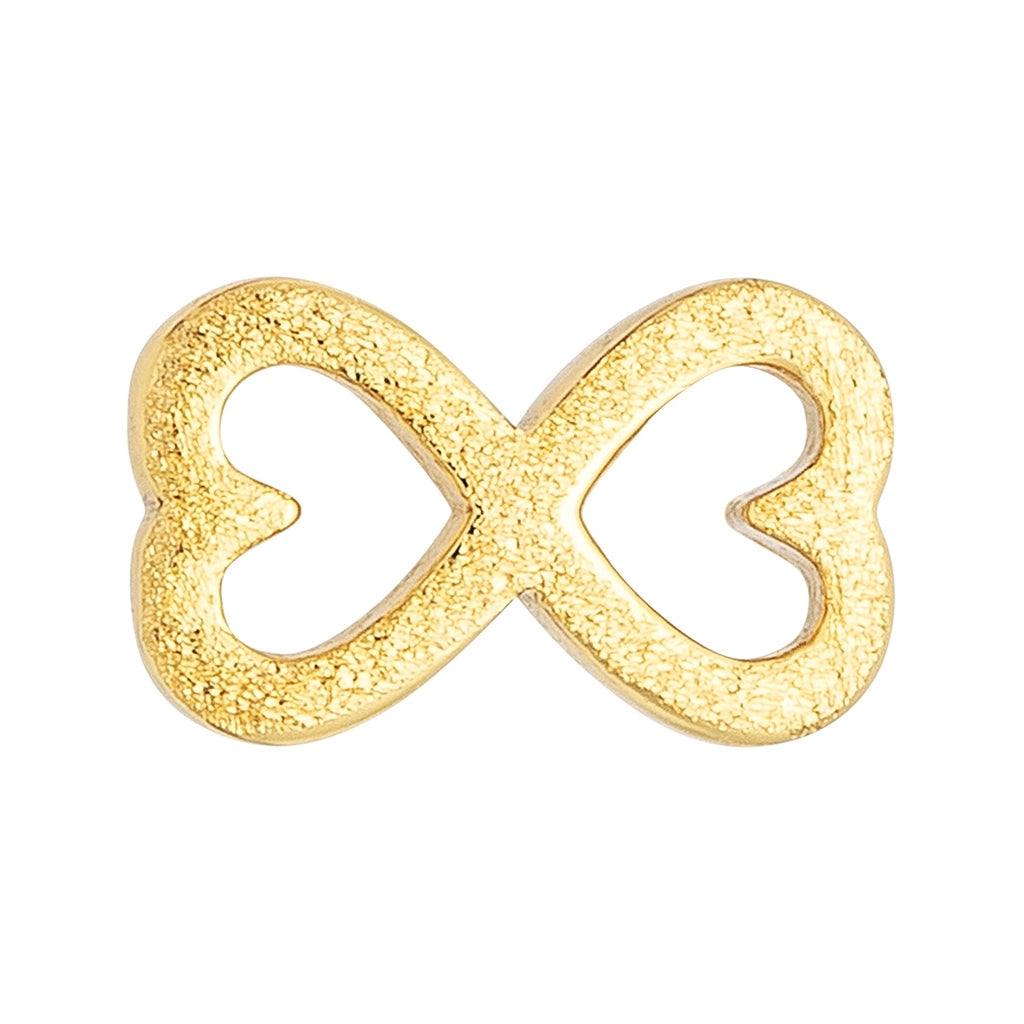 LULU Copenhagen Infinite Love 1 stück Ear stud, 1 pcs Vergoldet