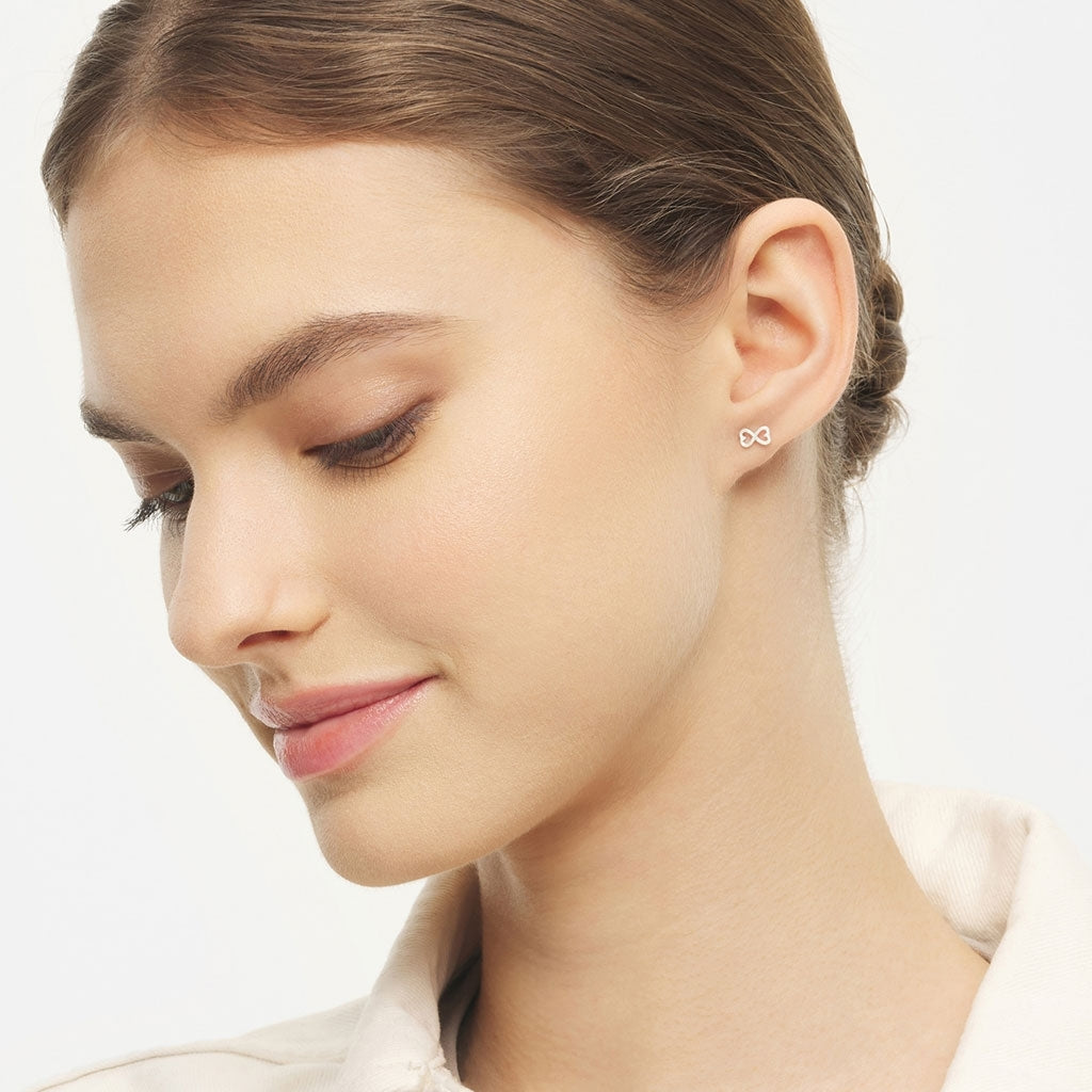LULU Copenhagen Infinite Love 1 stück Ear stud, 1 pcs Silber
