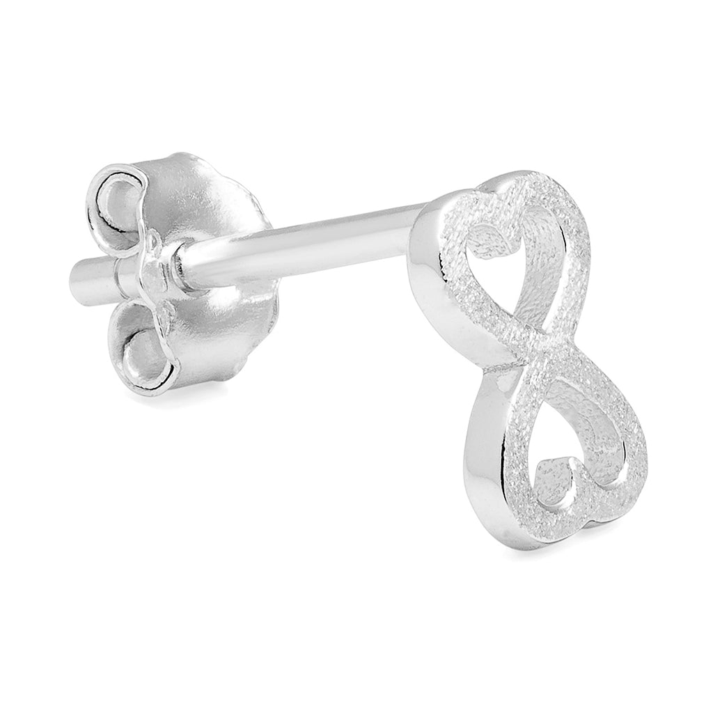 LULU Copenhagen Infinite Love 1 stück Ear stud, 1 pcs Silber