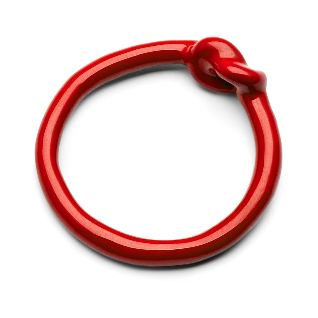 LULU Copenhagen Love Knot Ring Rings Passion Red