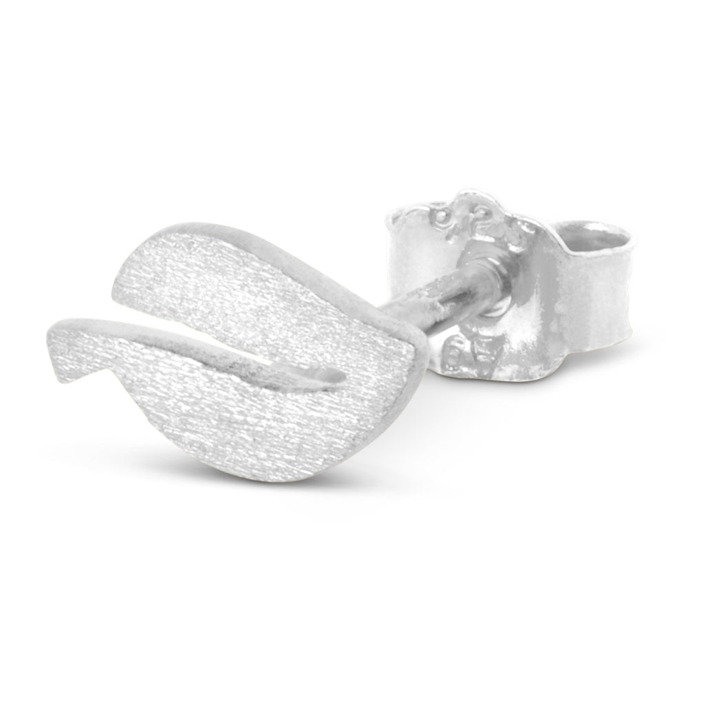 LULU Copenhagen Leaf 1 stück Ear stud, 1 pcs Silber