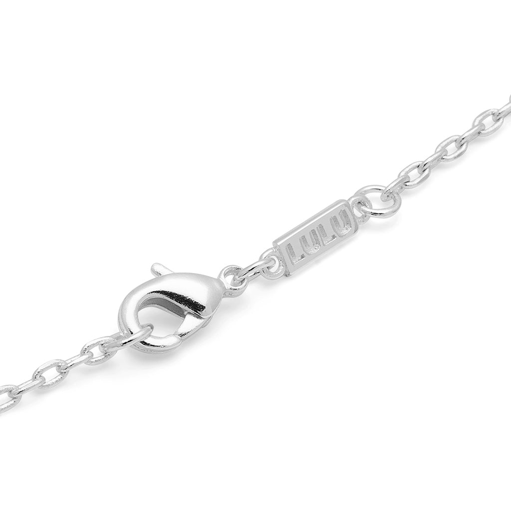 LULU Copenhagen Lemon Heart Halskette Necklaces Silver Plated