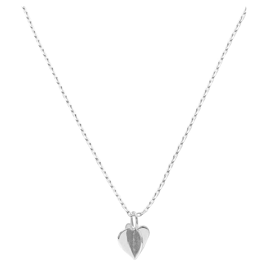 LULU Copenhagen Lemon Heart Halskette Necklaces Silver Plated
