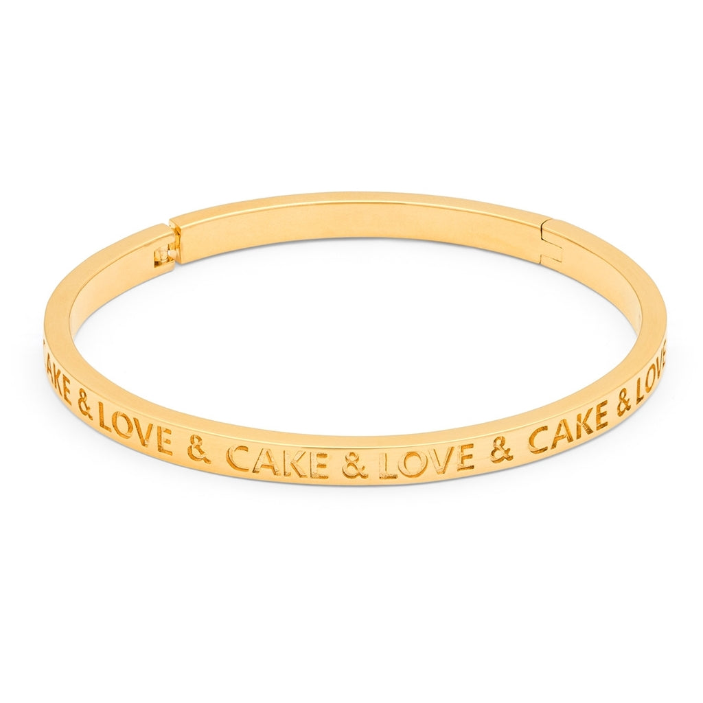 LULU Copenhagen Love & Cake Bangle - Vergoldetes Bracelets Vergoldet