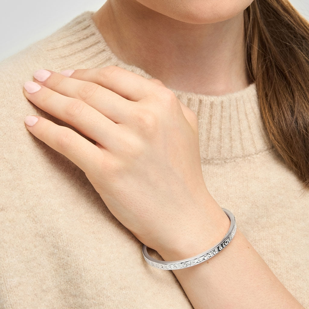 LULU Copenhagen Love & Cake Bangle - Versilbert Bracelets Silver Plated