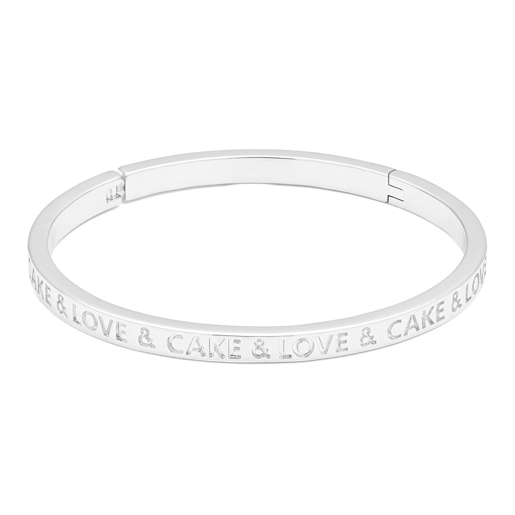 LULU Copenhagen Love & Cake Bangle - Versilbert Bracelets Silver Plated