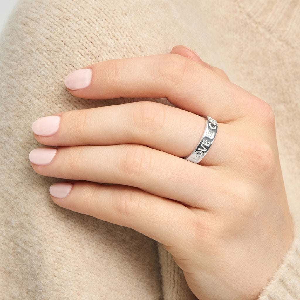 LULU Copenhagen Love & Cake Ring - Versilbert Rings Silber