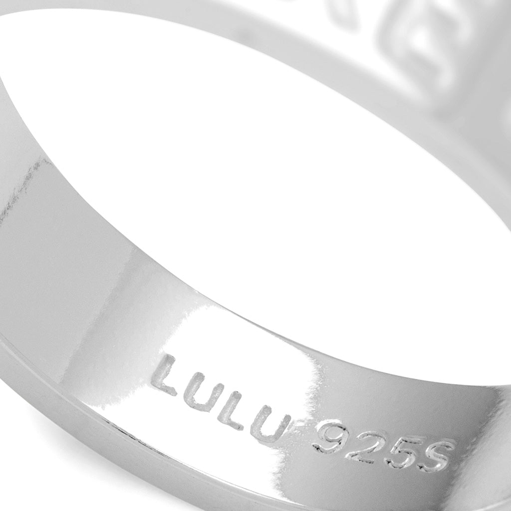 LULU Copenhagen Love & Cake Ring - Versilbert Rings Silber