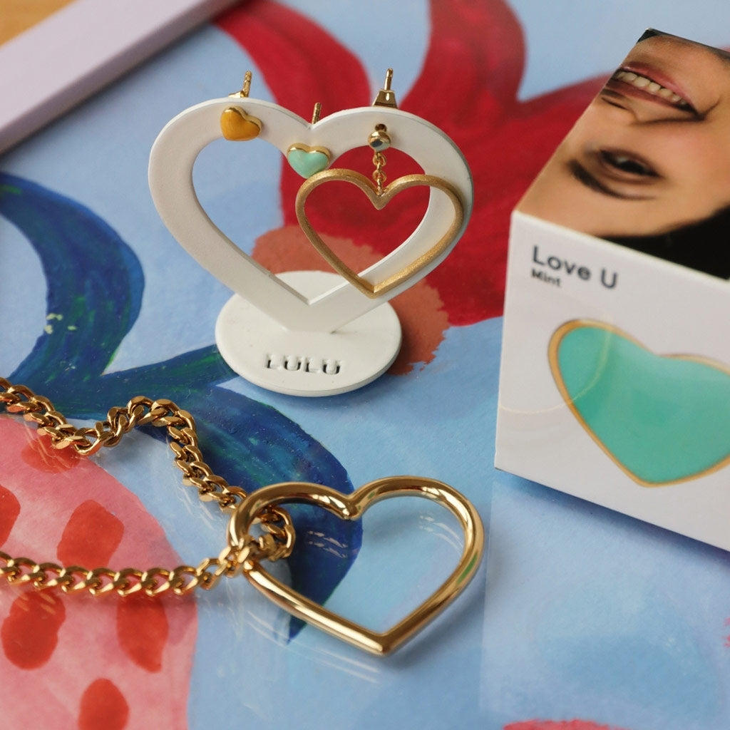 LULU Copenhagen Love Free Ohrring 1 stück Ear stud, 1 pcs Vergoldet