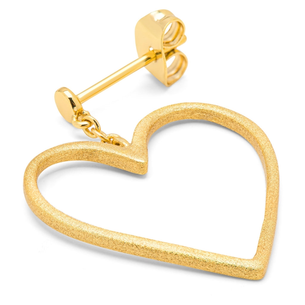 LULU Copenhagen Love Free Ohrring 1 stück Ear stud, 1 pcs Vergoldet
