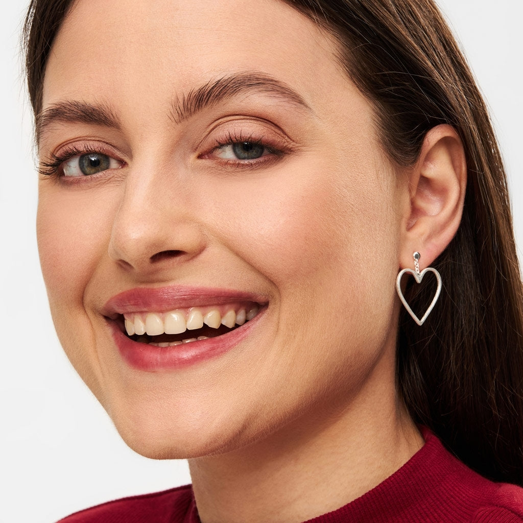 LULU Copenhagen Love Free Ohrring 1 stück Ear stud, 1 pcs Silver Plated