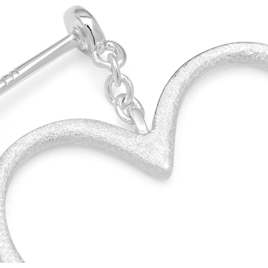 LULU Copenhagen Love Free Ohrring 1 stück Ear stud, 1 pcs Silver Plated