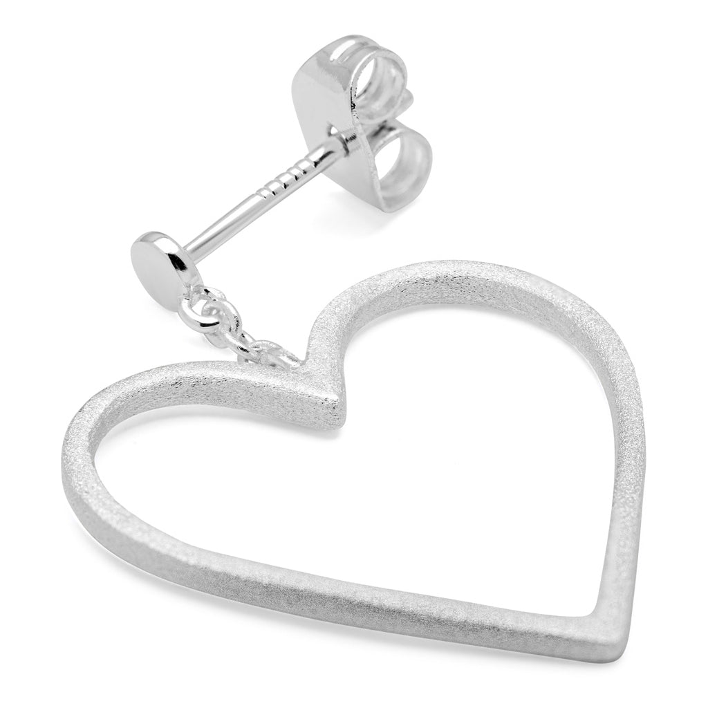 LULU Copenhagen Love Free Ohrring 1 stück Ear stud, 1 pcs Silver Plated