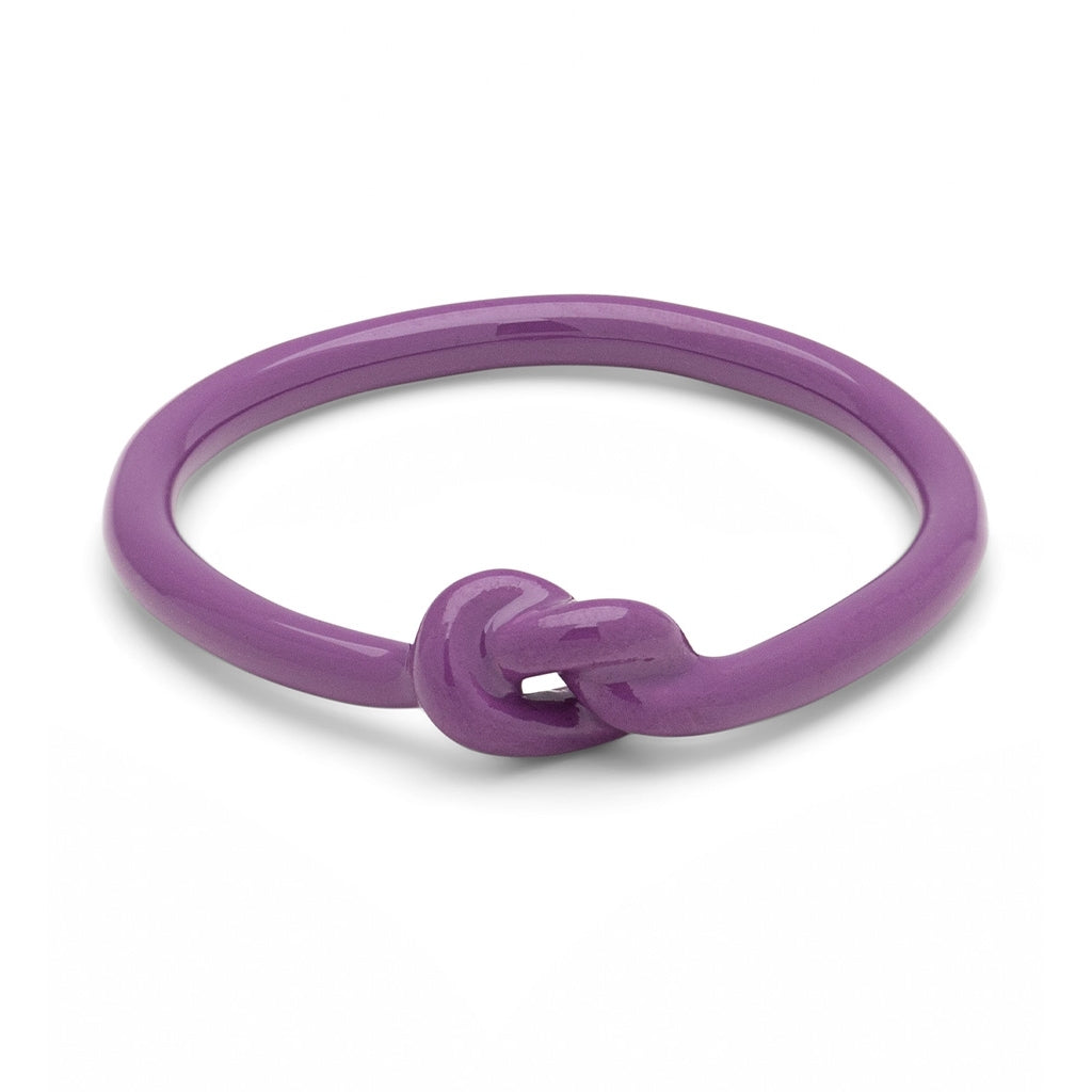 LULU Copenhagen Love Knot Ring Rings Purple Harvest