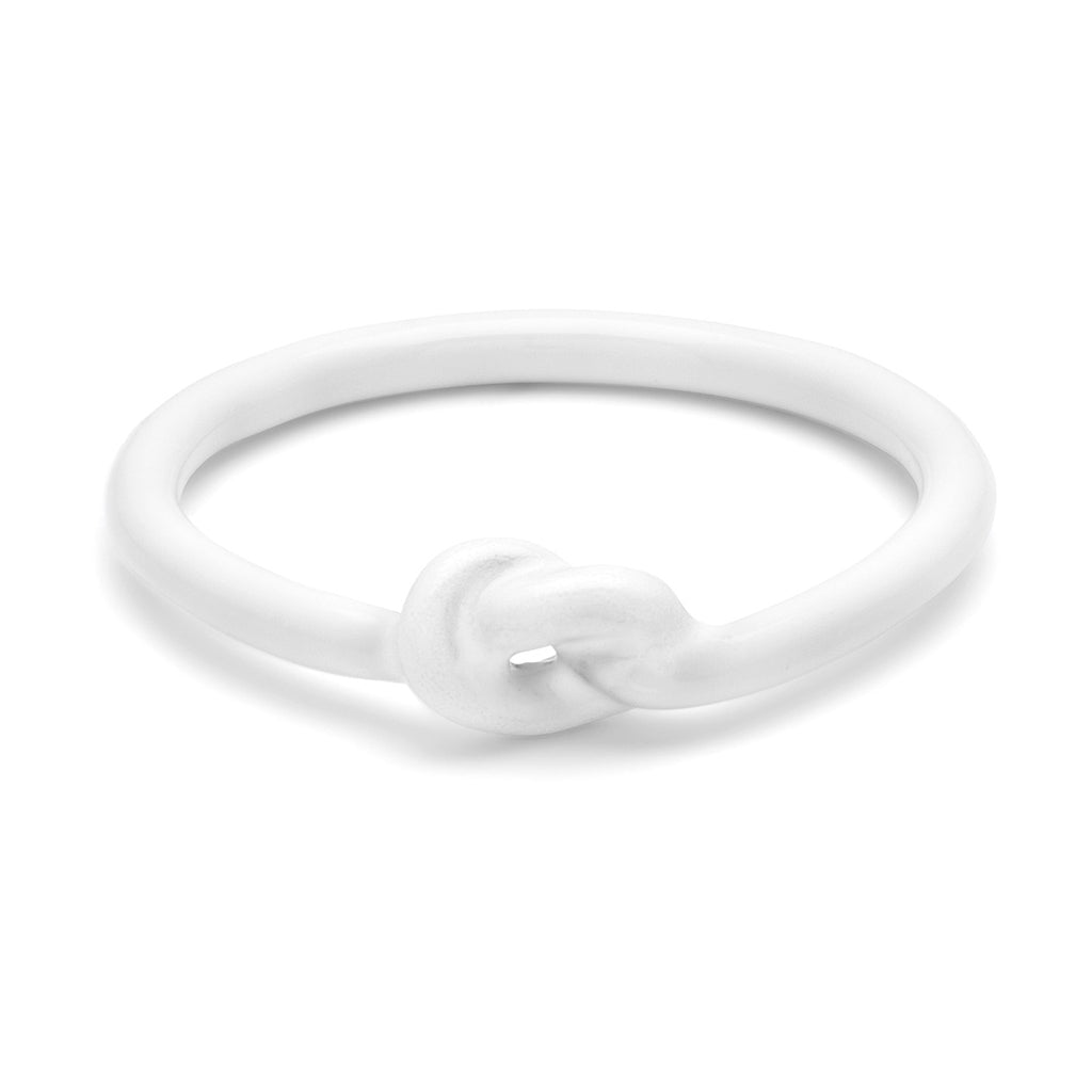 LULU Copenhagen Love Knot Ring Rings Weiß