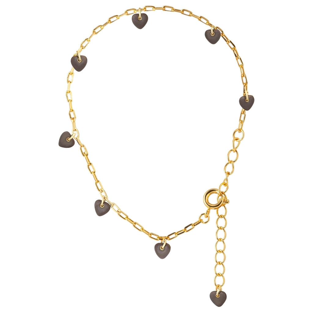 LULU Copenhagen Love U Armband vergoldet Bracelets Cocoa Powder