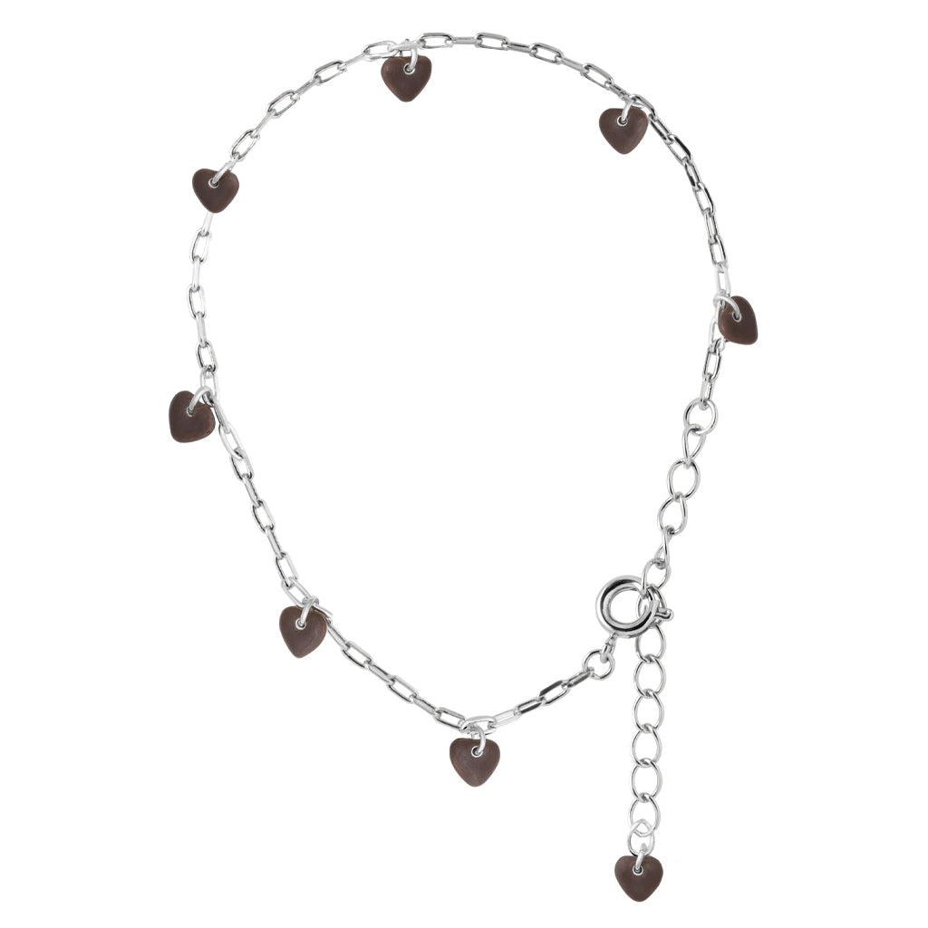 LULU Copenhagen Love U Armband versilbert Bracelets Cocoa Powder