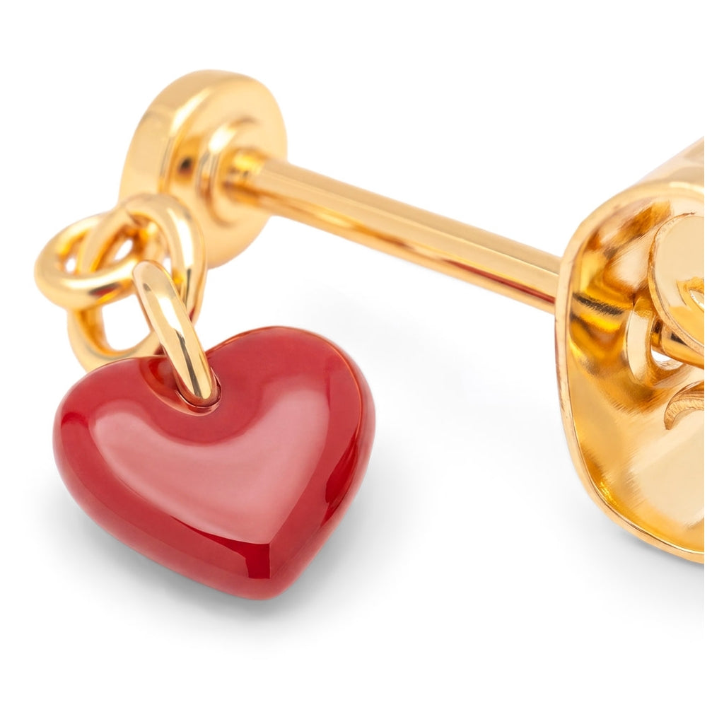 LULU Copenhagen Love U Dangling Ohrring 1 stück Ear stud, 1 pcs Passion Red