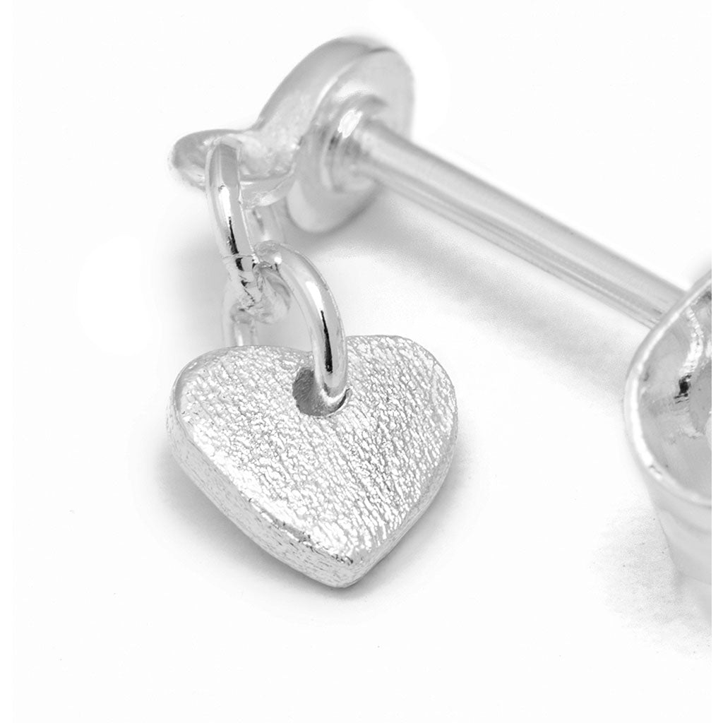 LULU Copenhagen Love U Dangling Ohrring 1 stück Ear stud, 1 pcs Silver Plated