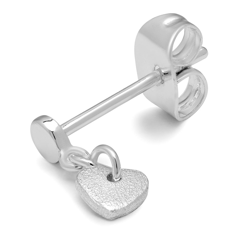 LULU Copenhagen Love U Dangling Ohrring 1 stück Ear stud, 1 pcs Silver Plated