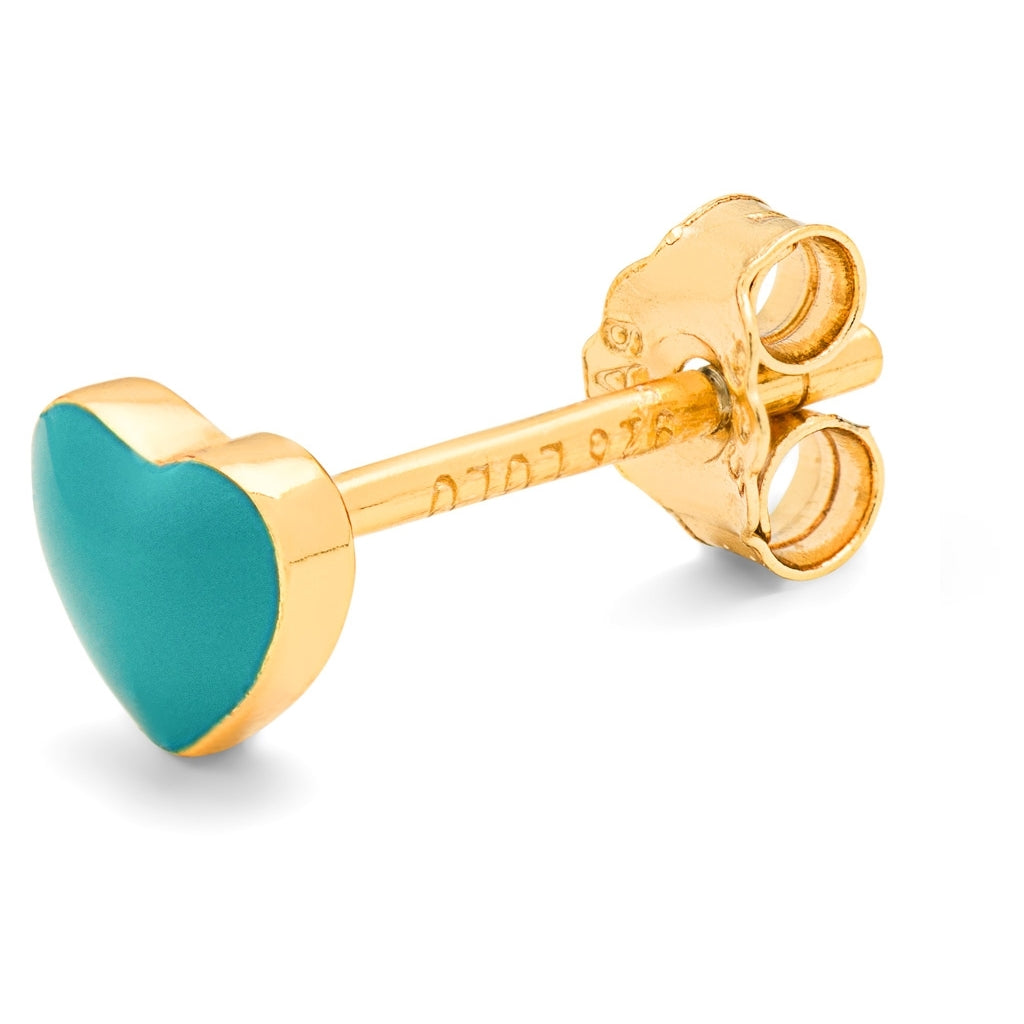 LULU Copenhagen Love U Ohrring 1 stück Ear stud, 1 pcs Retro Blue