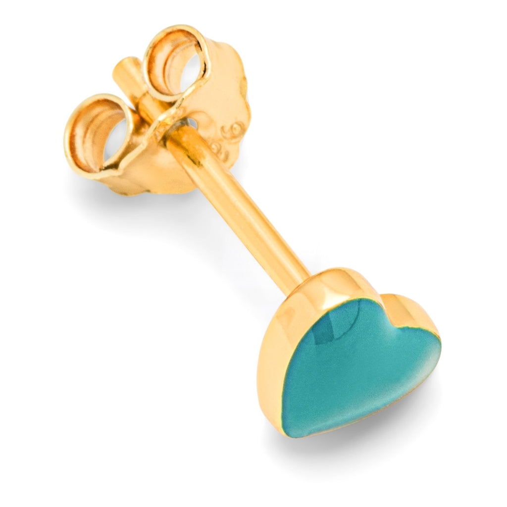 LULU Copenhagen Love U Ohrring 1 stück Ear stud, 1 pcs Retro Blue