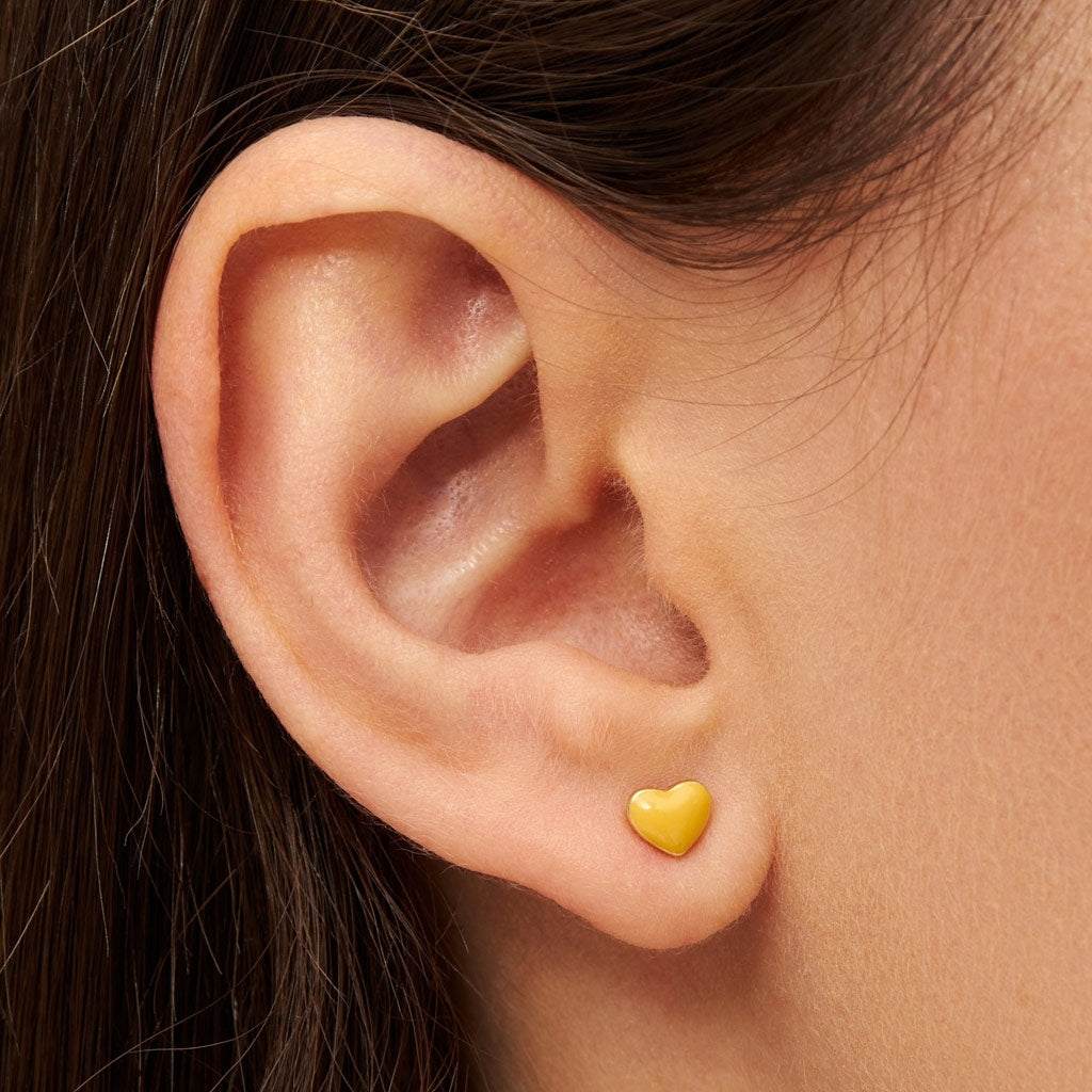 LULU Copenhagen Love U Ohrring 1 stück Ear stud, 1 pcs Sunflower