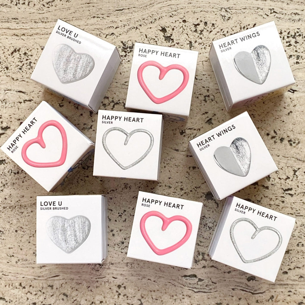 LULU Copenhagen Love U Ohrring 1 stück Ear stud, 1 pcs Silber