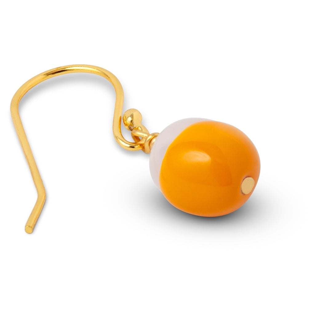 LULU Copenhagen LULU Baroque Ohrring 1 stück Ear stud, 1 pcs Marigold