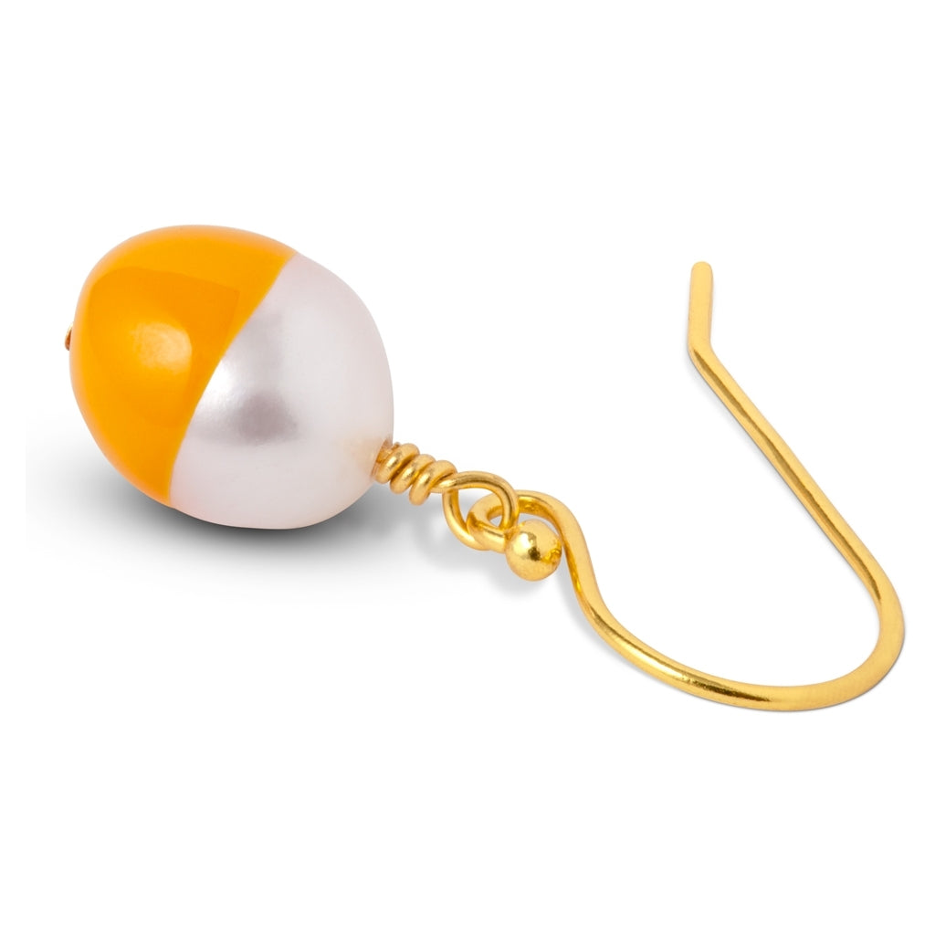 LULU Copenhagen LULU Baroque Ohrring 1 stück Ear stud, 1 pcs Marigold