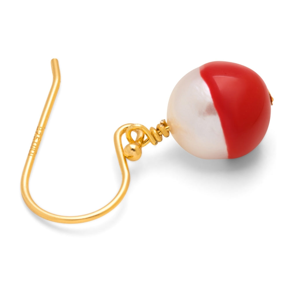 LULU Copenhagen LULU Baroque Ohrring 1 stück Ear stud, 1 pcs Passion Red