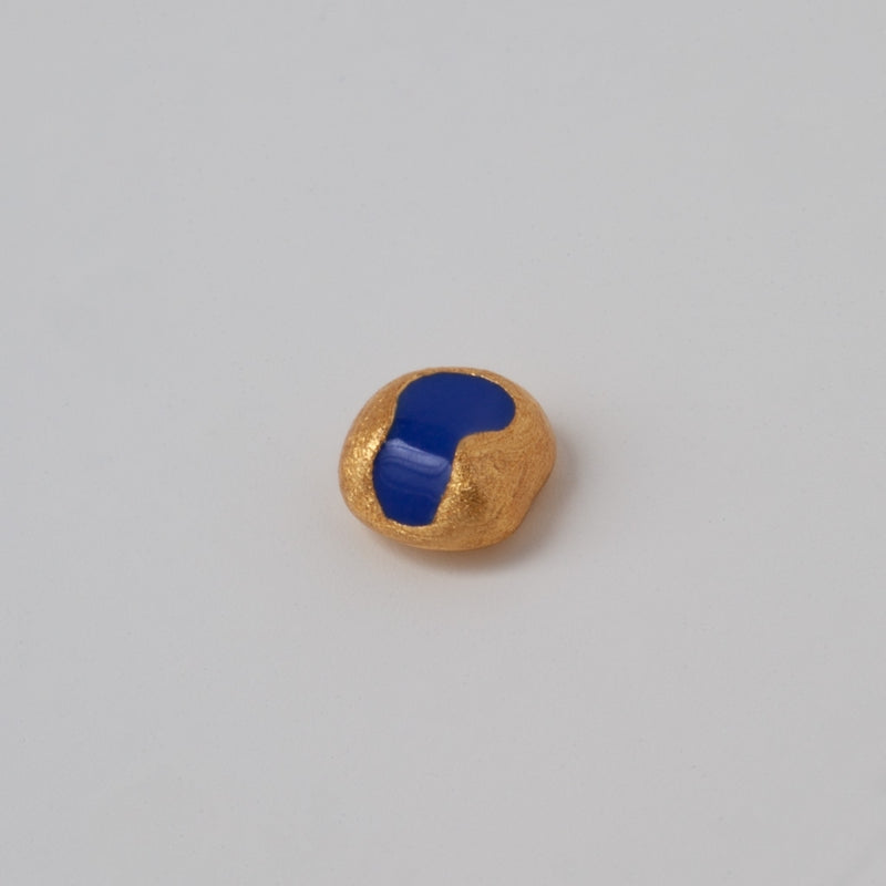 LULU Copenhagen Magic Stone 1 stück vergoldet Ear stud, 1 pcs Dazzling Blue