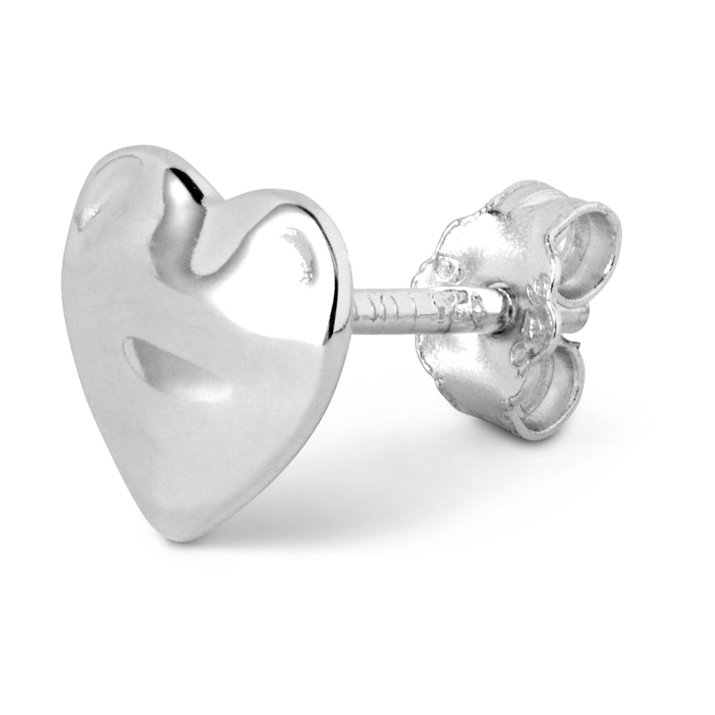 LULU Copenhagen Melted Heart Ohrring 1 stück Ear stud, 1 pcs Silber