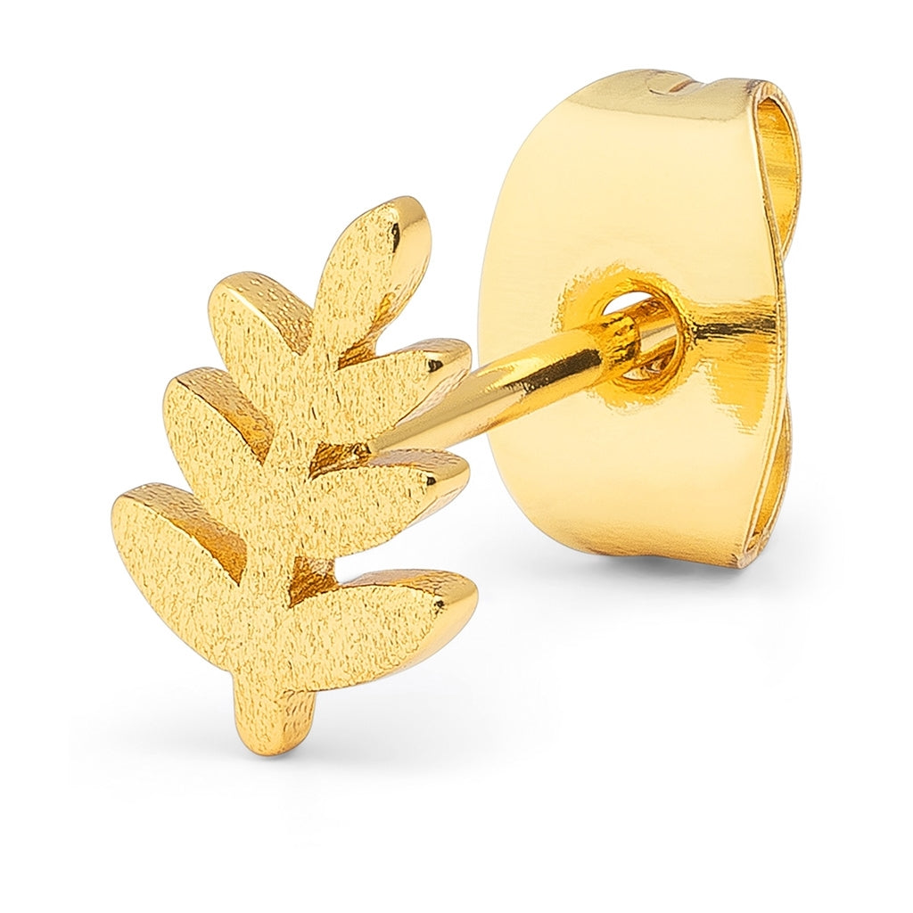 LULU Copenhagen Olive Branch 1 stück Ear stud, 1 pcs Vergoldet