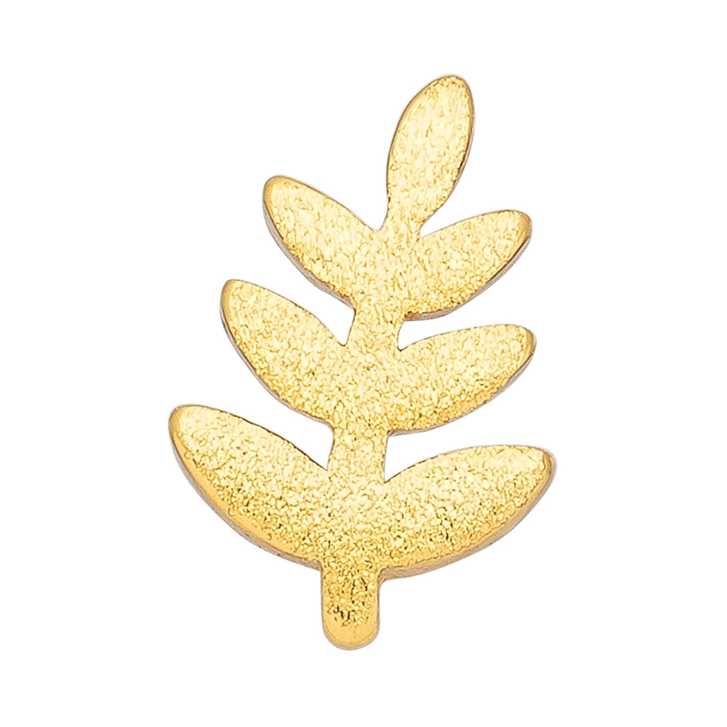 LULU Copenhagen Olive Branch 1 stück Ear stud, 1 pcs Vergoldet