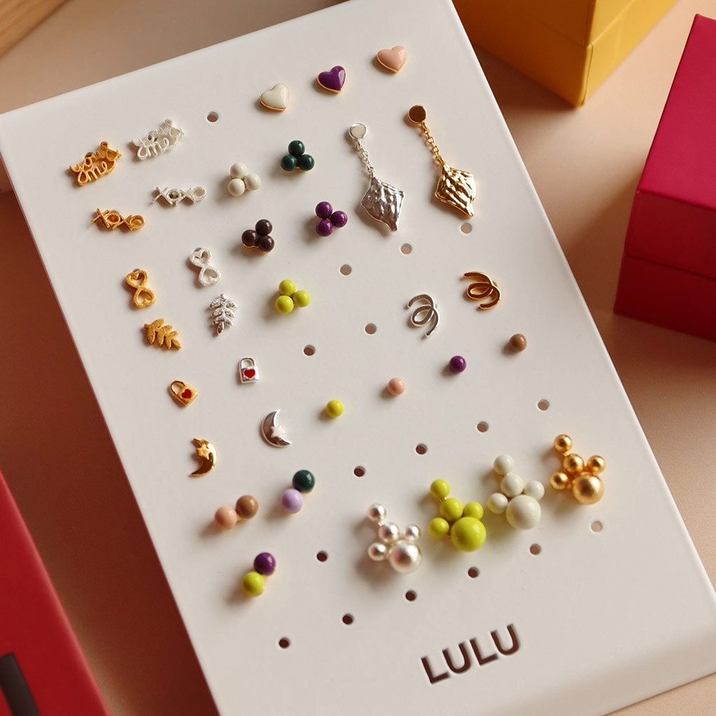 LULU Copenhagen Olive Branch 1 stück Ear stud, 1 pcs Silver Plated