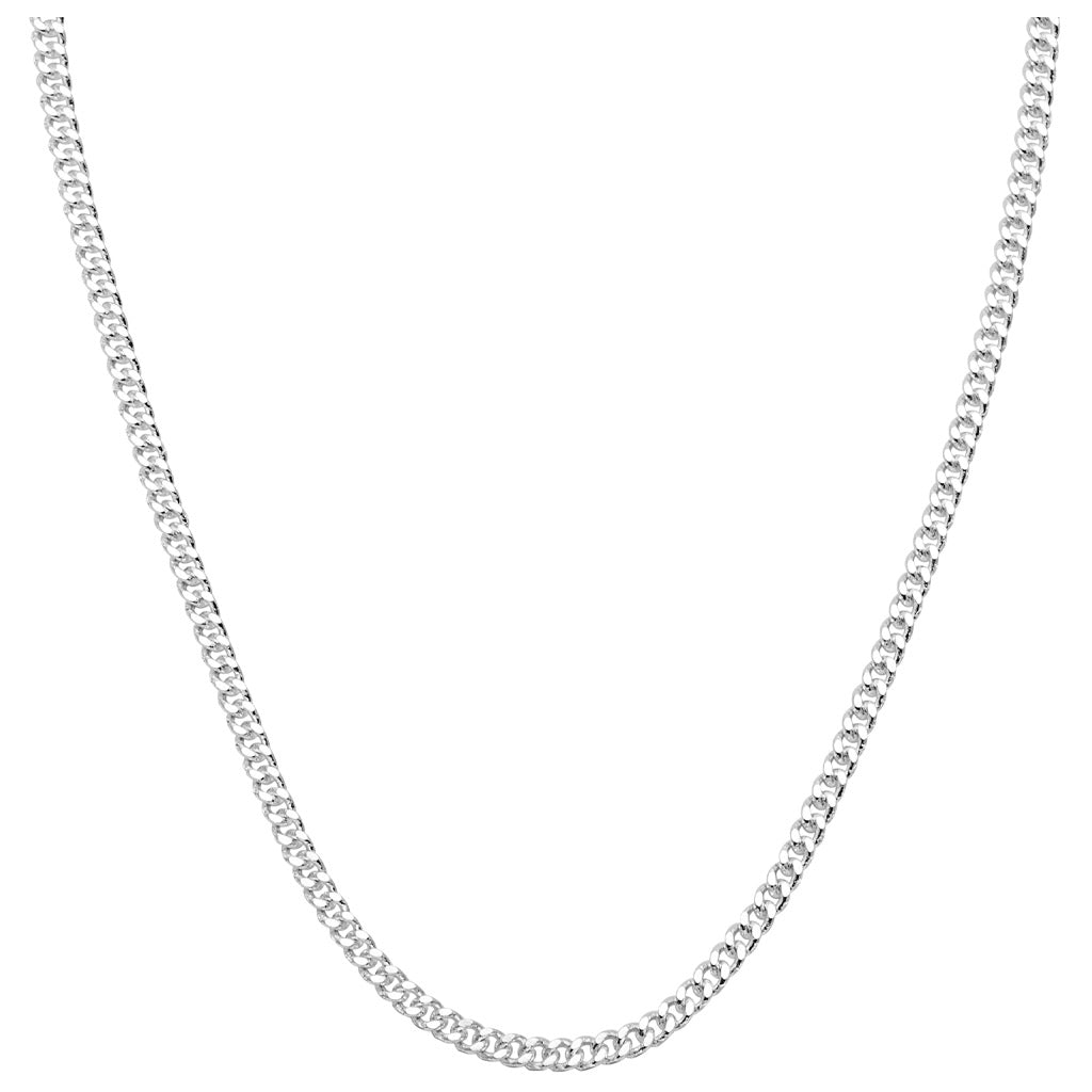 LULU Copenhagen Panzer Halskette versilbert Necklaces Silver Plated