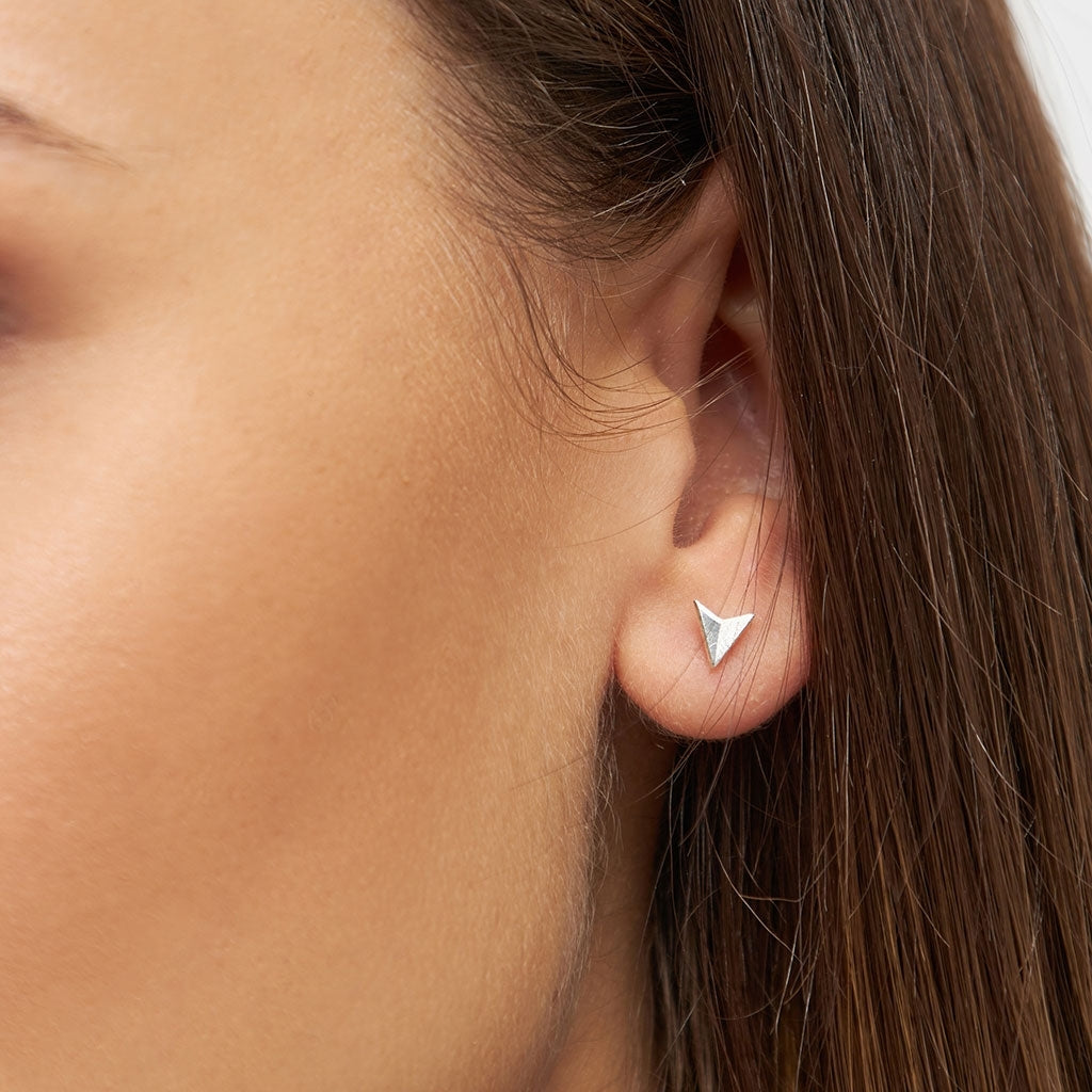 LULU Copenhagen Paper Plane Ohrring 1 stück Ear stud, 1 pcs Silber