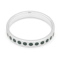 Pattern Ring silber - North Sea Green